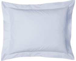 Heckett & Lane Oxford - Kussensloop - Percale katoen - 60x70 cm -  Baby Blue