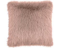 Heckett & Lane Perle Sierkussen - 48x48cm - Fake Fur - Shady Pink