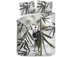 Heckett & Lane Satu - Dekbedovertrek - Eenpersoons - 140x200/220 cm + 1 kussensloop 60x70 cm - Forest Green