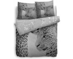 Heckett & Lane Sim Dekbedovertrek - Eenpersoons - 140x200/220 cm - Grijs