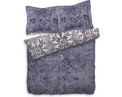 Heckett & Lane Walsh - Dekbedovertrek - Lits-jumeaux - 240x200/220 cm + 2 kussenslopen 60x70 cm - Velvet Blue