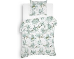 Heckettlane Annila Dekbedovertrek - Eenpersoons - Flanel - 140x200-220cm - Groen
