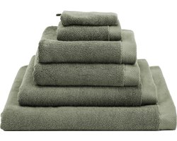 Heckettlane Badhanddoek Premium - Hotelkwaliteit Handdoek van 100% Katoen - 70x140 cm - 1 Stuks Douchelaken - Groen