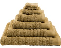 Heckettlane Badhanddoek Prestige - Hotelkwaliteit Handdoek van 100% Katoen - 60x110 cm - Handdoekenset 2 Stuks - Geel