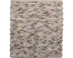 Heckettlane Badmat Brenda - Badkamermat - Antislip tapijt - 60x60 cm - Beige