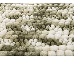 Heckettlane Badmat Brenda - Badkamermat - Antislip tapijt - 60x60 cm - Groen