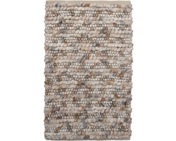 Heckettlane Badmat Brenda - Badkamermat - Bidetmat - Antislip tapijt - 70x120 cm - Beige