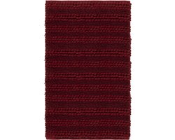 Heckettlane Badmat Roberto - Badkamermat - Antislip tapijt - 70x120 - Rood