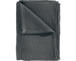 Heckettlane Bed Sprei Wafel - Bedsprei 1 persoons - Wafeldeken - 180x260 cm - Grijs