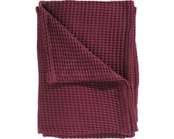 Heckettlane Bed Sprei Wafel - Bedsprei 1 persoons - Wafeldeken - 180x260 - Rood