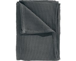 Heckettlane Bed Sprei Wafel - Bedsprei 2 persoons - Wafeldeken - 240x260 cm - Grijs