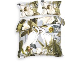 Heckettlane Chanda Dekbedovertrek - Lits-Jumeaux - Dekbedovertrek van 100% Katoen-Satijn - 240x200-220 cm - Lits-Jumeaux - Multi