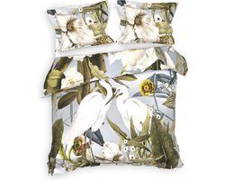 Heckettlane Chanda Dekbedovertrek - Lits-jumeaux - Katoensatijn - 240x200-220cm - Multi
