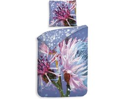 Heckettlane Cooper Dekbedovertrek - Eenpersoons - Bamboe - 140x200-220cm - Paars