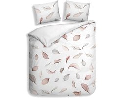 Heckettlane Dekbedovertrek Katoen Satijn Harriet - White - 100% Katoen-Satijn - Dekbedovertrek 200x200/220cm - Tweepersoons - Cambridge