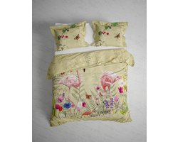 Heckettlane Dekbedovertrek Reno - Bedlinnen met Dieren print - 260x220 - Multi - Dekbedhoes van 100% Katoen-Satijn