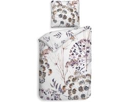 Heckettlane Della Dekbedovertrek - Eenpersoons - Katoen - 140x200-220cm - Wit