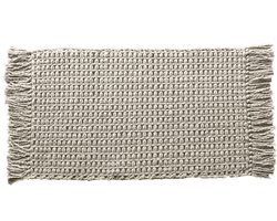 Heckettlane Douchemat Madras - Taupe - 70x120 - Antislip - Wasbaar