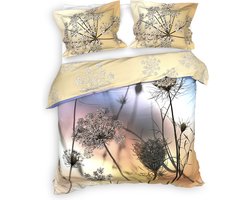 Heckettlane Faith Dekbedovertrek - Lits-jumeaux - Katoensatijn - 260x200-220cm - Multi