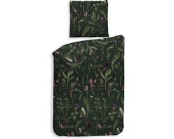 Heckettlane Florian Dekbedovertrek - Eenpersoons - Flanel - 140x200-220cm - Groen
