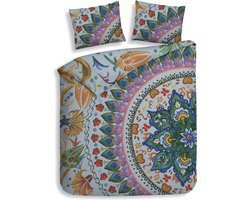 Heckettlane Hailey Dekbedovertrek - Eenpersoons - Bamboe - 140x200-220cm - Multi