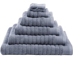 Heckettlane Handdoekenset Prestige - Hotelkwaliteit Handdoek van 100% Katoen - 50x100 cm - Badhanddoek 2 Stuks - Blauw