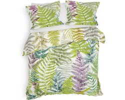 Heckettlane Harwin Dekbedovertrek - Tweepersoons - Katoensatijn - 200x200-220cm - Multi