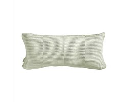 Heckettlane Kussensloop Wafel - Kussenhoes van 40x80 cm - 1 stuk - 100% Katoen - Groen