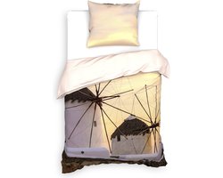 Heckettlane Parker Dekbedovertrek - Eenpersoons - Bamboe - 140x200-220cm - Multi