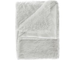 Heckettlane Perle Plaid - Fake Fur - 140x200 - Grijs