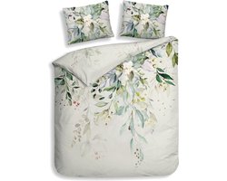 Heckettlane Rein Dekbedovertrek - 100% Katoen-Satijn - 240x220 - Groen