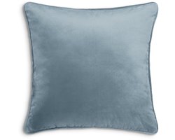 Heckettlane Sierkussen Velours Original - Insignia Blue - Sierkussens 48x48 cm - 100% Polyester Velours - Inclusief Binnenkussen