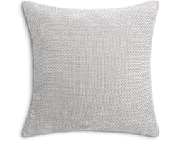 Heckettlane Sierkussen Velours Panama - Cloud Grey - Sierkussens 48x48 cm - 100% Polyester Velours - Inclusief Binnenkussen
