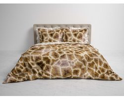 Heckettlane Tyra - Dekbedovertrek - Lits-jumeaux - 240x200/220 cm - Bruin