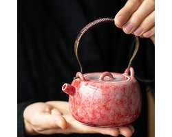 heepot Losse Theepot Huishoudelijke Enkele Kleine Capaciteit Theepot Handvat Pot Delicate Een Duurzame Theepot, 210ML Theepot Theepot
