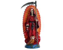 Heilige Dood Santa Muerte Standbeeld 7.25 Inch - Religieuze Sculptuur van Liefde en Passie