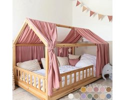 Heilige Hemelbed van 100% Katoen - Mousseline Bedhemel voor Kinderbedden 90x200 en 120x200 cm