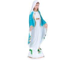 Heilige Maagd Maria Beeld - Religieuze Decoratie voor Thuis en Kantoor, Handgemaakt Sculptuur van Moeder God