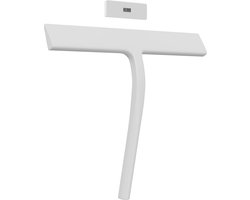 HEIMR Douchewisser Wit met Magneetstrip Ophangsysteem Zonder Boren 28 cm Breed - Raamwisser - Badkamer Accessoires - douchetrekker