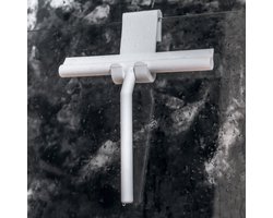 HEIMR Douchewisser Wit - Raamtrekker Wit - Douchewisser Badkamer - Silicone - Incl. Ophangsysteem