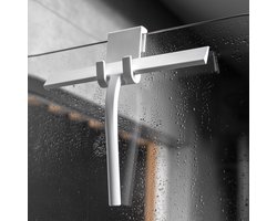 HEIMR Witte Douchewisser met Ophangsysteem - Trekker Douche - Raamwisser - Badkamer Accessoires - 28cm x 22cm