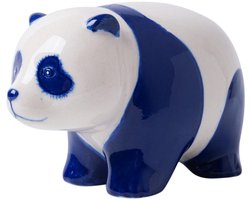 Heinen Delfts Blauw - Miniatuur Panda - Keramiek - 8 cm