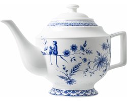 Heinen Delfts Blauw - Theepot Aapjes - Porselein - 1500 ml