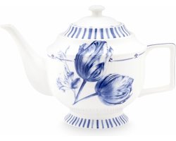 Heinen Delfts Blauw - Theepot Tulp - Porselein - 1500 ml