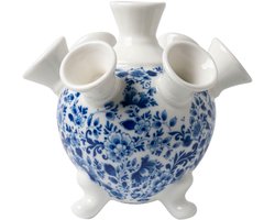 Heinen Delfts Blauw Tulpenvaas bloem | Tulpenvaas | Delfts blauw