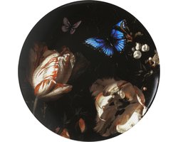 Heinen Delfts Blauw wandbord Boomblauwtje 31,5 cm