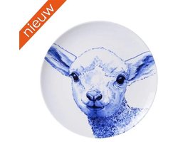 Heinen Delfts Blauw - Wandbord Lammetje - Delfts blauw - Keramiek - 26 cm