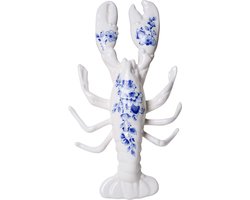 Heinen Delfts Blauw - Wanddecoratie Kreeft - Keramiek - Delfts blauw - 25 cm