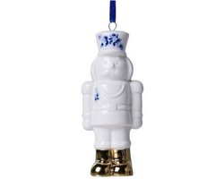 Heinen Delftsblauw kerstornament notenkraker