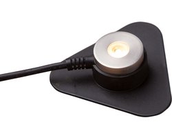 Heissner Smart Light waterval spot 1W warm wit RVS